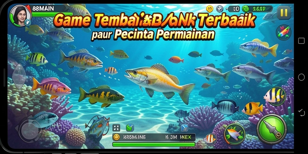 Tampilan gameplay seru Tembak Ikan di 88MAIN.