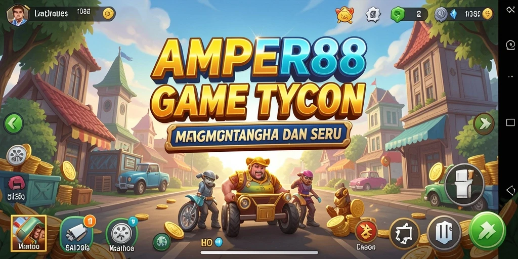 Tampilan gameplay Tycoon yang menarik di AMPER88.