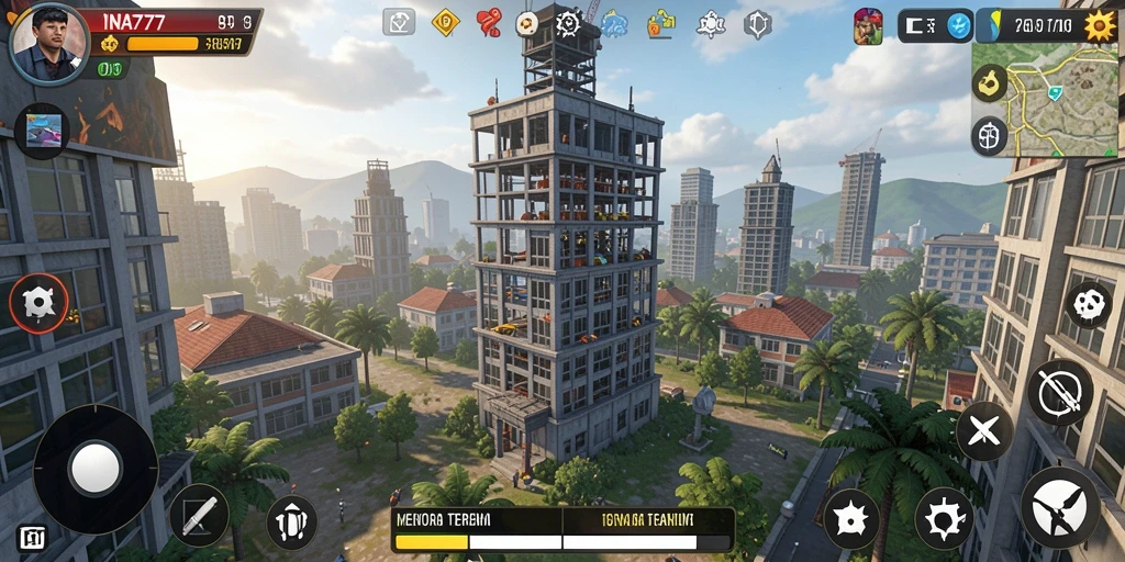 Tampilan menarik dari gameplay Tower Defense di INA777 yang menegangkan.