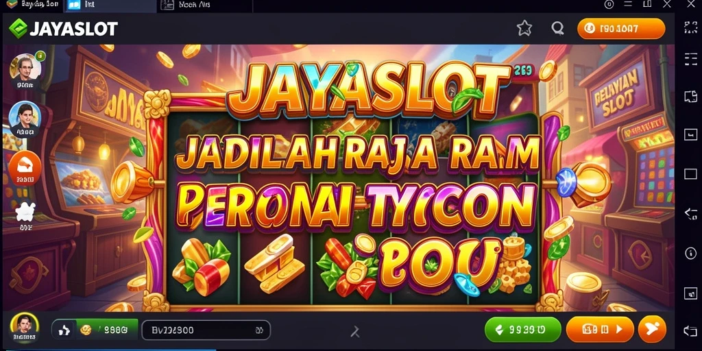 Tampilan grafis menarik dari gameplay JAYASLOT yang mendebarkan.