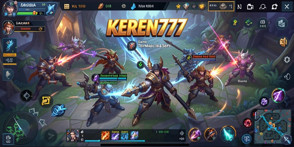 Gameplay KEREN777 yang menarik dengan berbagai karakter dan strategi.
