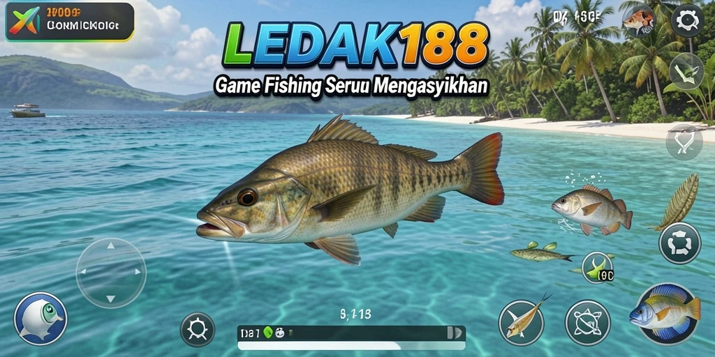 Tangkapan ikan besar dalam gameplay LEDAK188 yang seru.