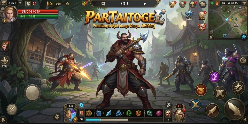Tampilan gameplay seru di dunia fantasi PARTAITOGEL.