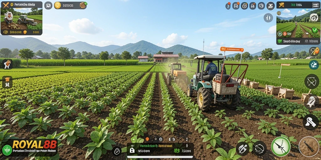 Gameplay menarik di ROYAL88 dengan elemen pertanian yang menyenangkan.