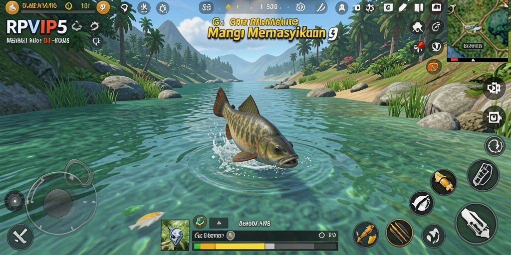 Tangkapan menakjubkan dalam gameplay RPVIP5 yang seru.