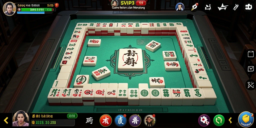 Gameplay menarik dan menantang dari game Mahjong SVIP3.